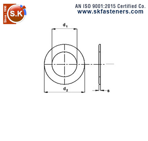 Din 125B Washer / ISO 7090 Washers manufacturers exporters suppliers in india punjab ludhiana